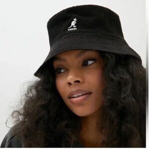 Kangol Black Bermuda Bucket Hat unisex large